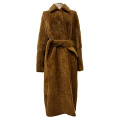 Ida Lou Milano Cappotto reversibile in pelle d
agnello cammello IT 42