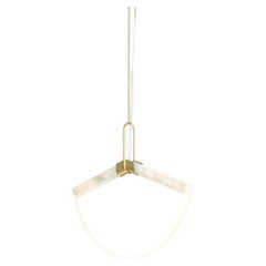 Ida Pendant in Marble and Neon Glass by Farrah Sit