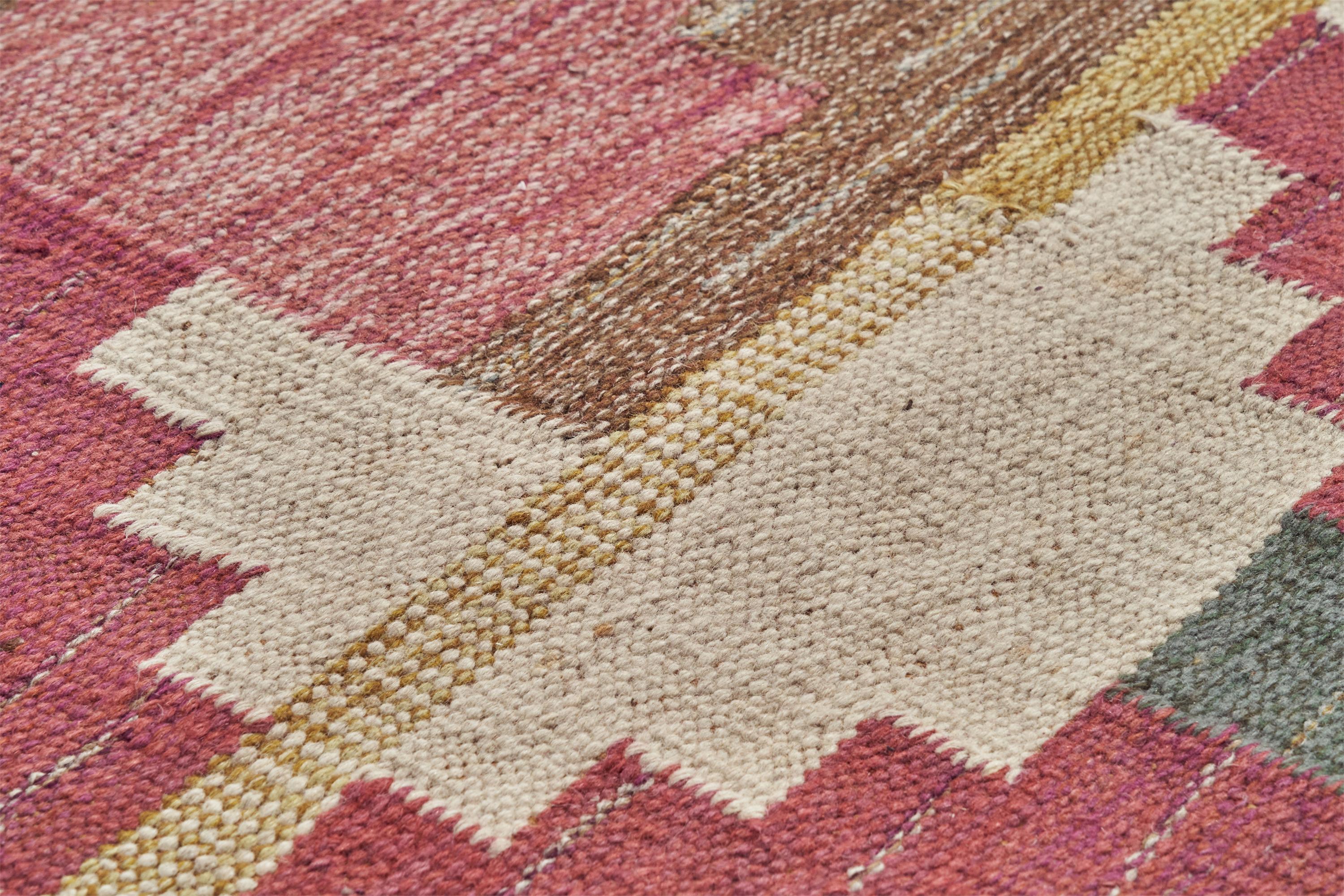 Milieu du XXe siècle Ida Rydelius, tapis, laine, Suède, années 1950 en vente