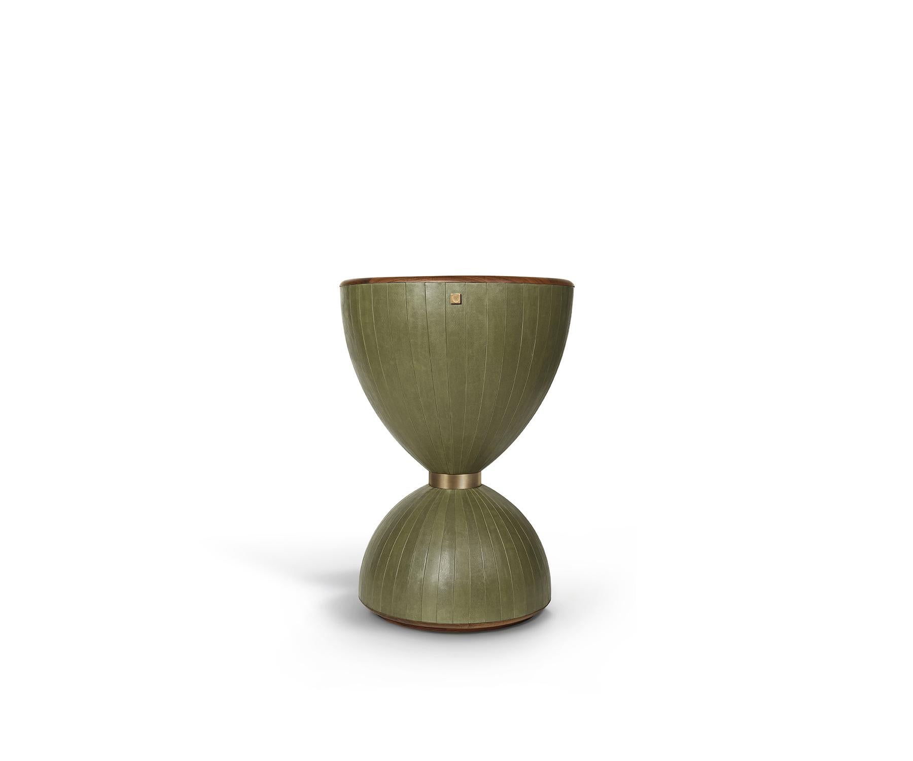 Contemporary Ida Side Table by Madheke For Sale