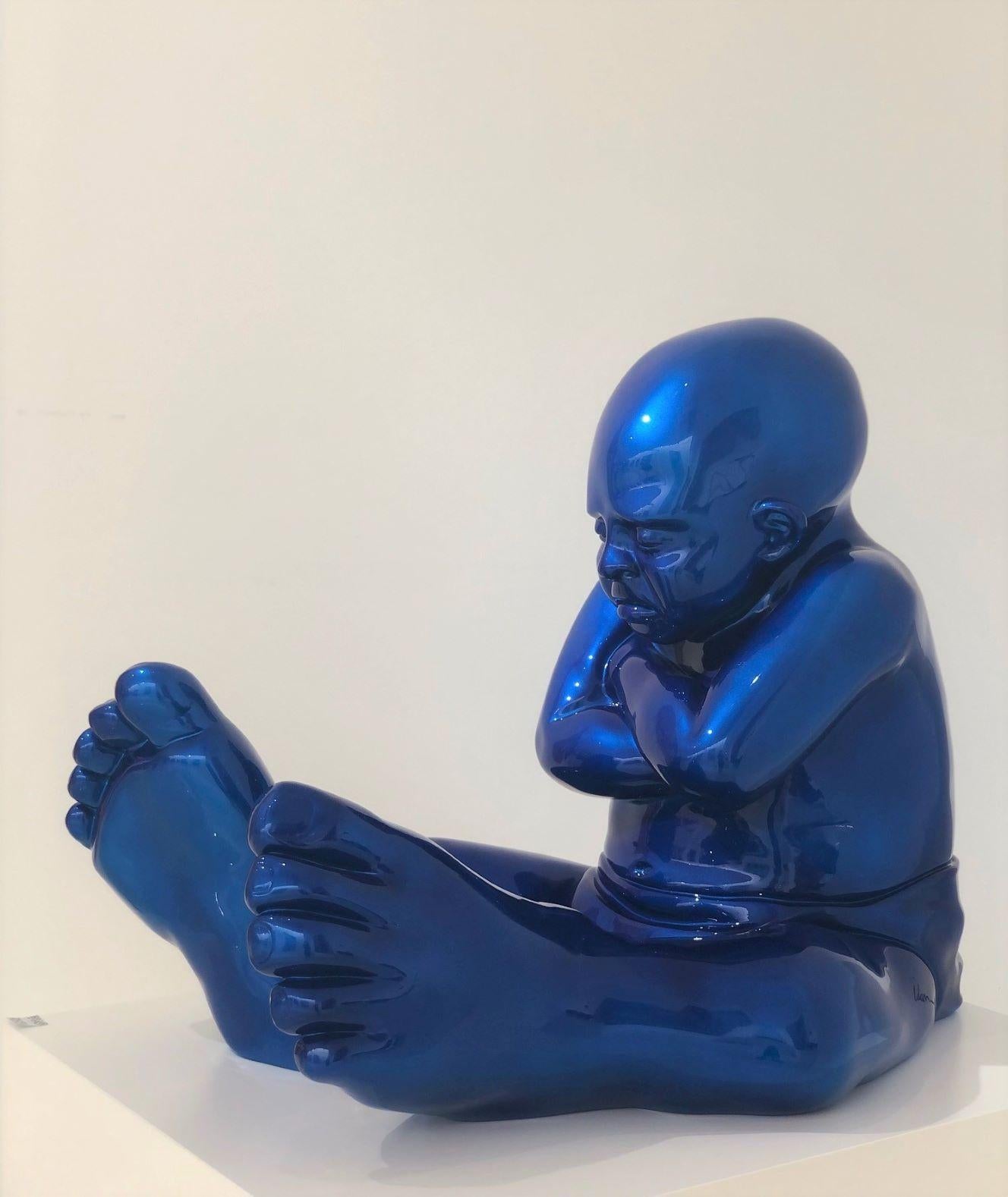 Babyfoot 85 - Escultura de resina, 2020 - Sculpture de Idan Zareski