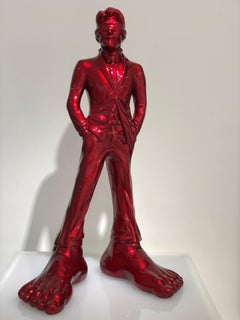Hombre de negocios 85 - Escultura de resina, 2022