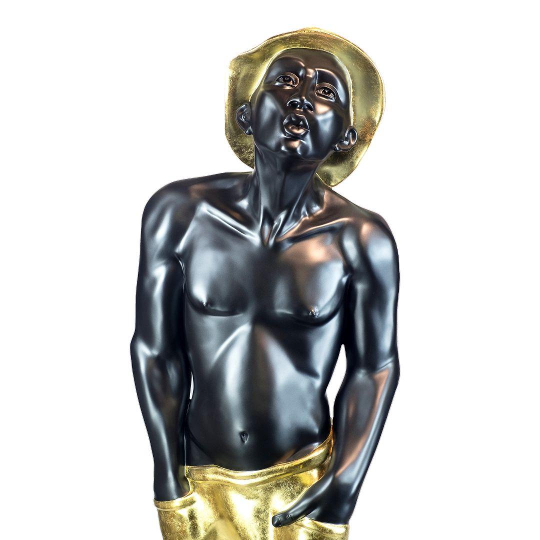 Le Siffleur 50 - Escultura de resina, 2022 - Sculpture Arte pop de Idan Zareski