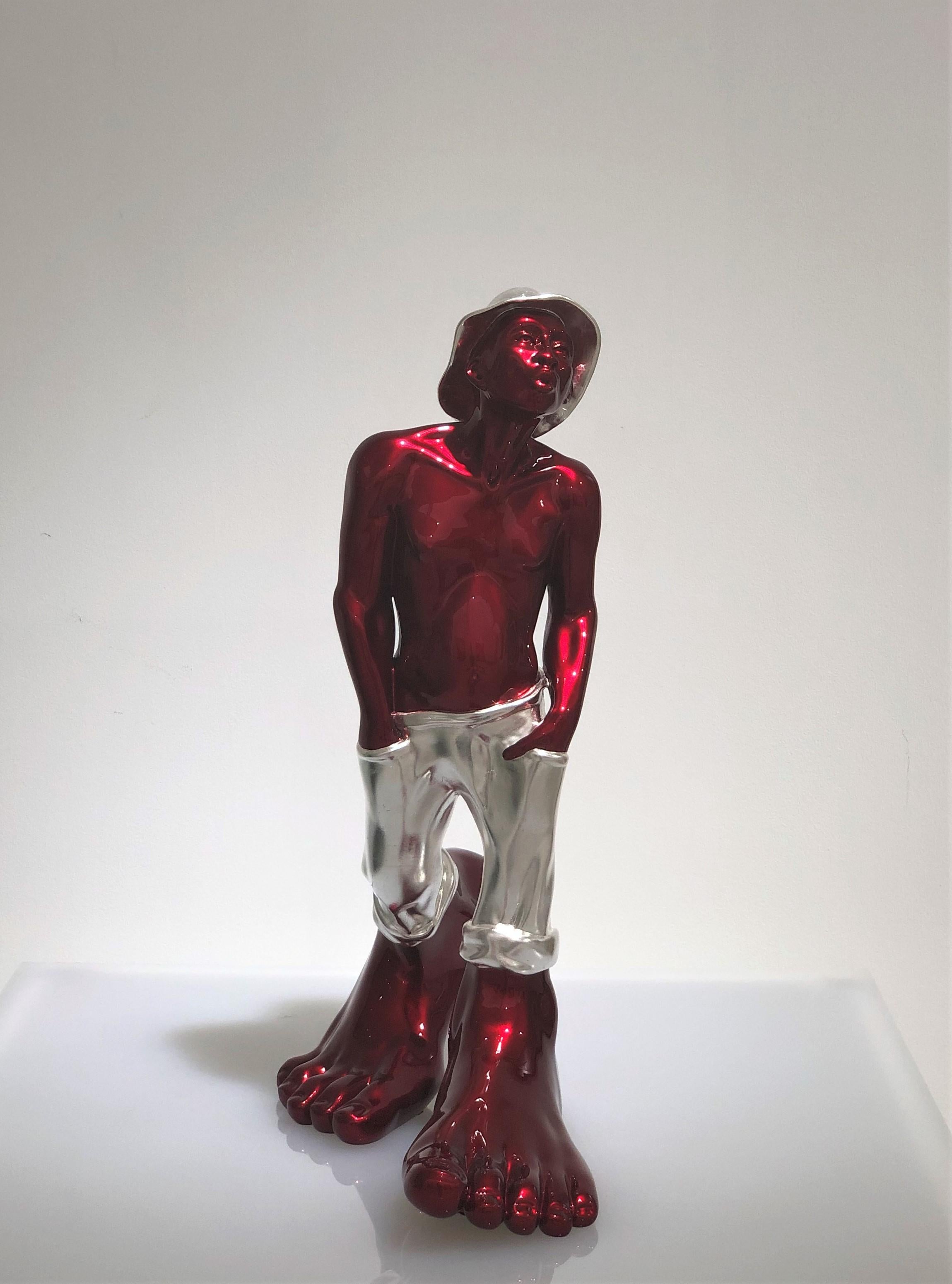 Le Siffleur 50 - Sculpture en résine, 2022 en vente 3