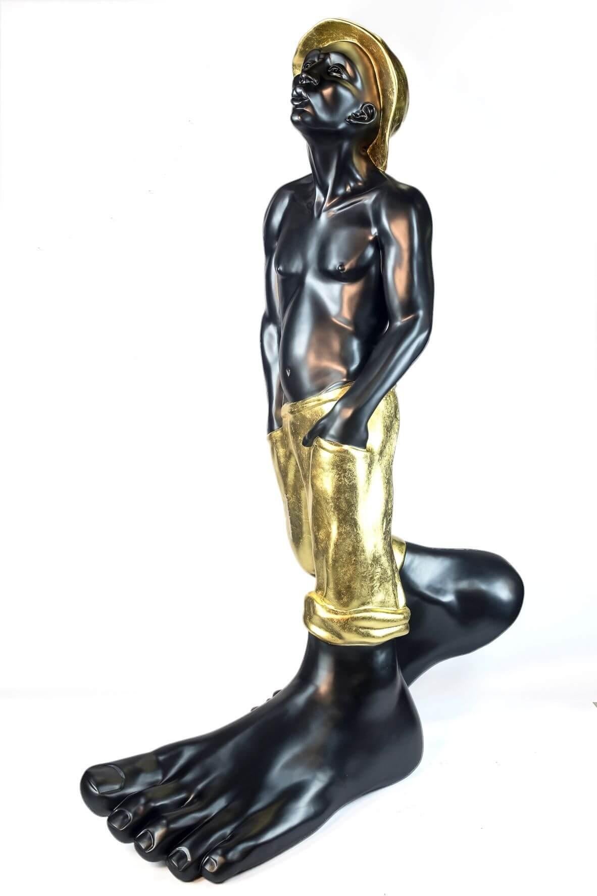 Le Siffleur 85 - Sculpture en résine, 2022 en vente 2