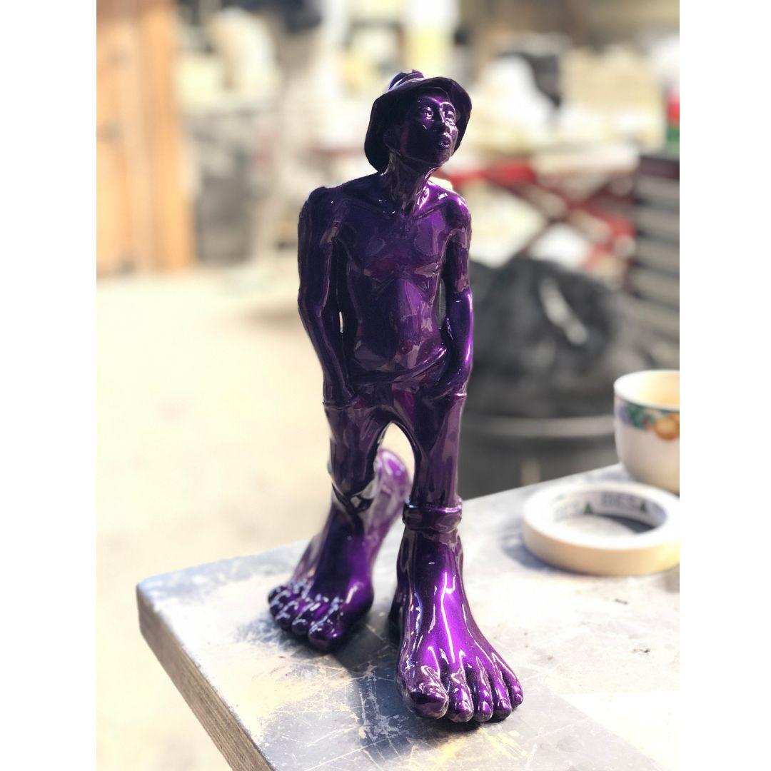 Le Siffleur XS - Sculpture by Idan Zareski
