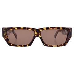 IDC Lunettes Vintage Rectangle Sunglasses 54/14 135mm Brown