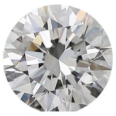 Ideal and Natural Round Brilliant Diamond in a 0.51 Carat D IF, IGI Certificate