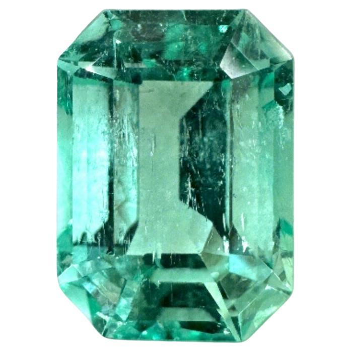 Smeraldo colombiano verde ideale astrologico da 1,91 carati 8x6 VVS - Taglio smeraldo