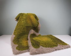 Coppia identica di tappeti shag olandesi di metà secolo di Desso, anni '70