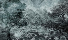 Papel Pintado Idillium Avio en Tela también apto para zona húmeda