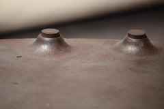 Idir Mecibah, Brutalist Coffee Table in Massive Steel, Handcrafted in Belgium 97