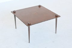 Idir Mecibah Brutalist Coffee Table Smederij Moerman, Belgium, 1998