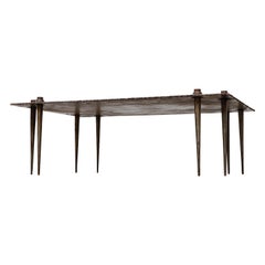 Idir Mecibah for Smederij Moerman Brutalist Rectangle Coffee Table