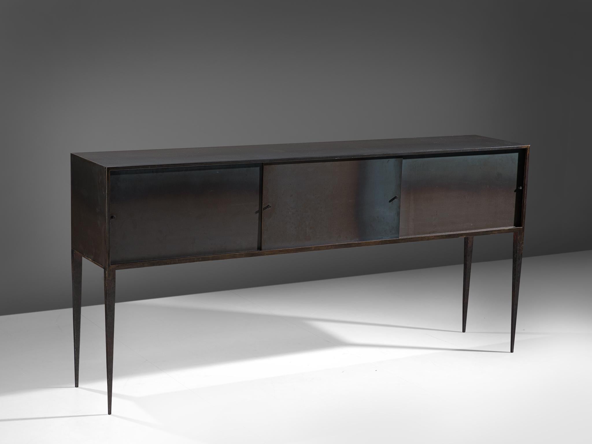 Mid-Century Modern Enfilade en fer forgé Idir Mecibah, Belgique, années 1990