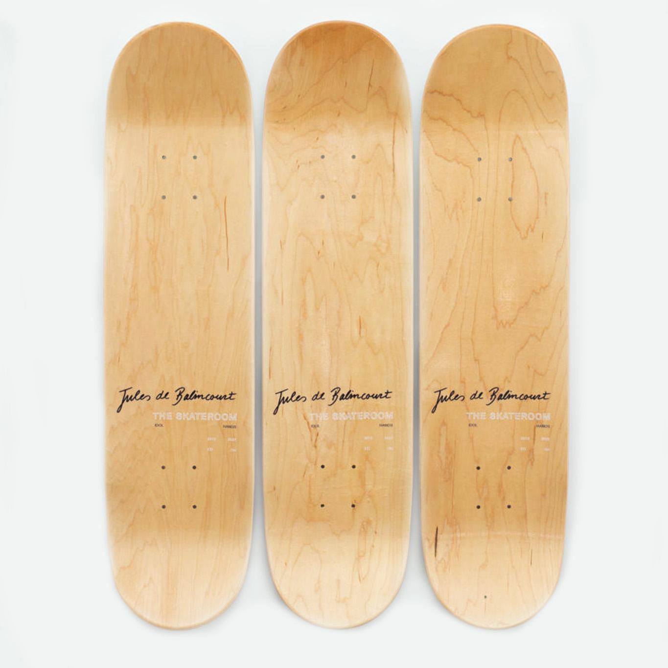 Idle Hands Skateboard-Decken von Jules de Balincourt (Belgisch) im Angebot