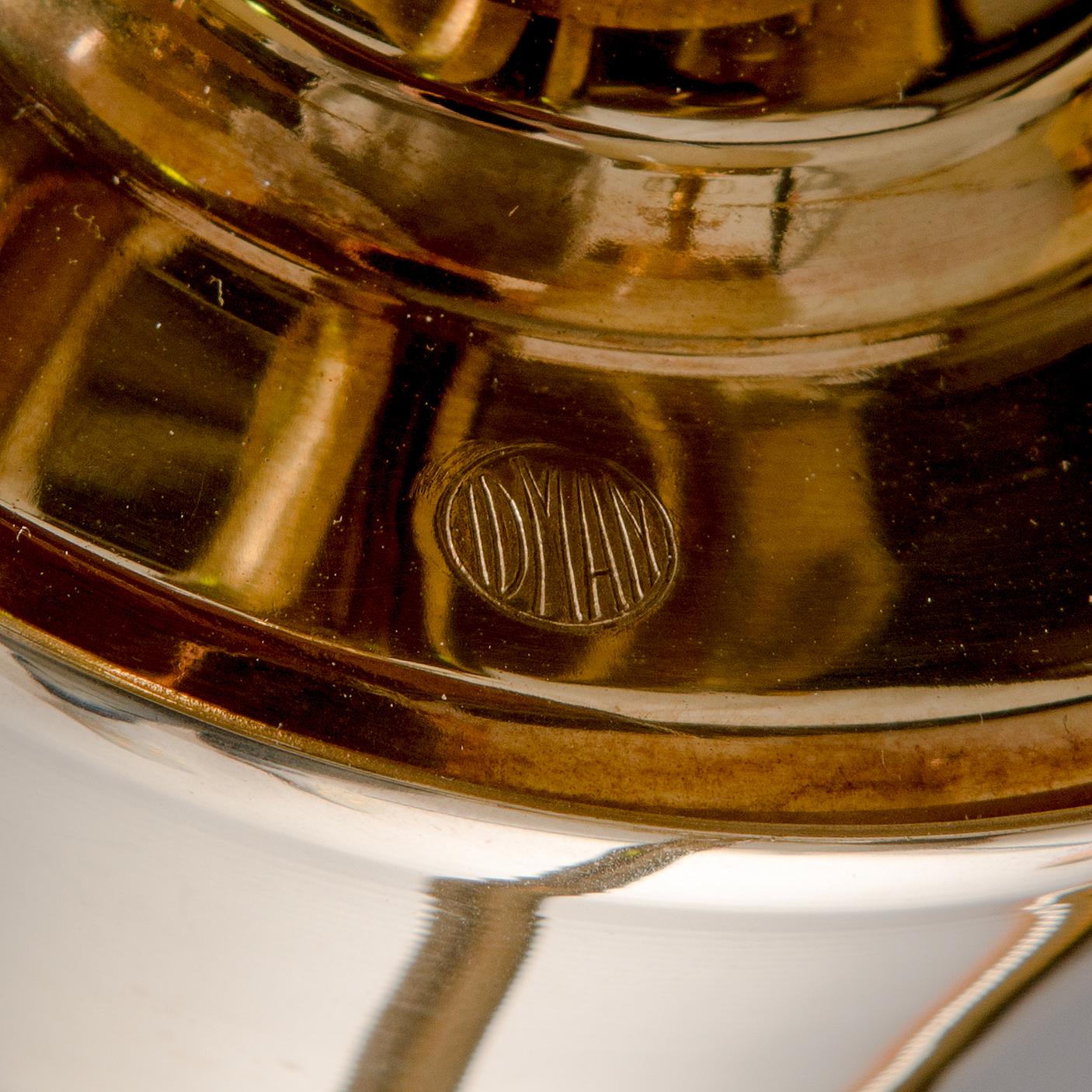 Austrian Idman Finland Midcentury Brass Chandelier For Sale