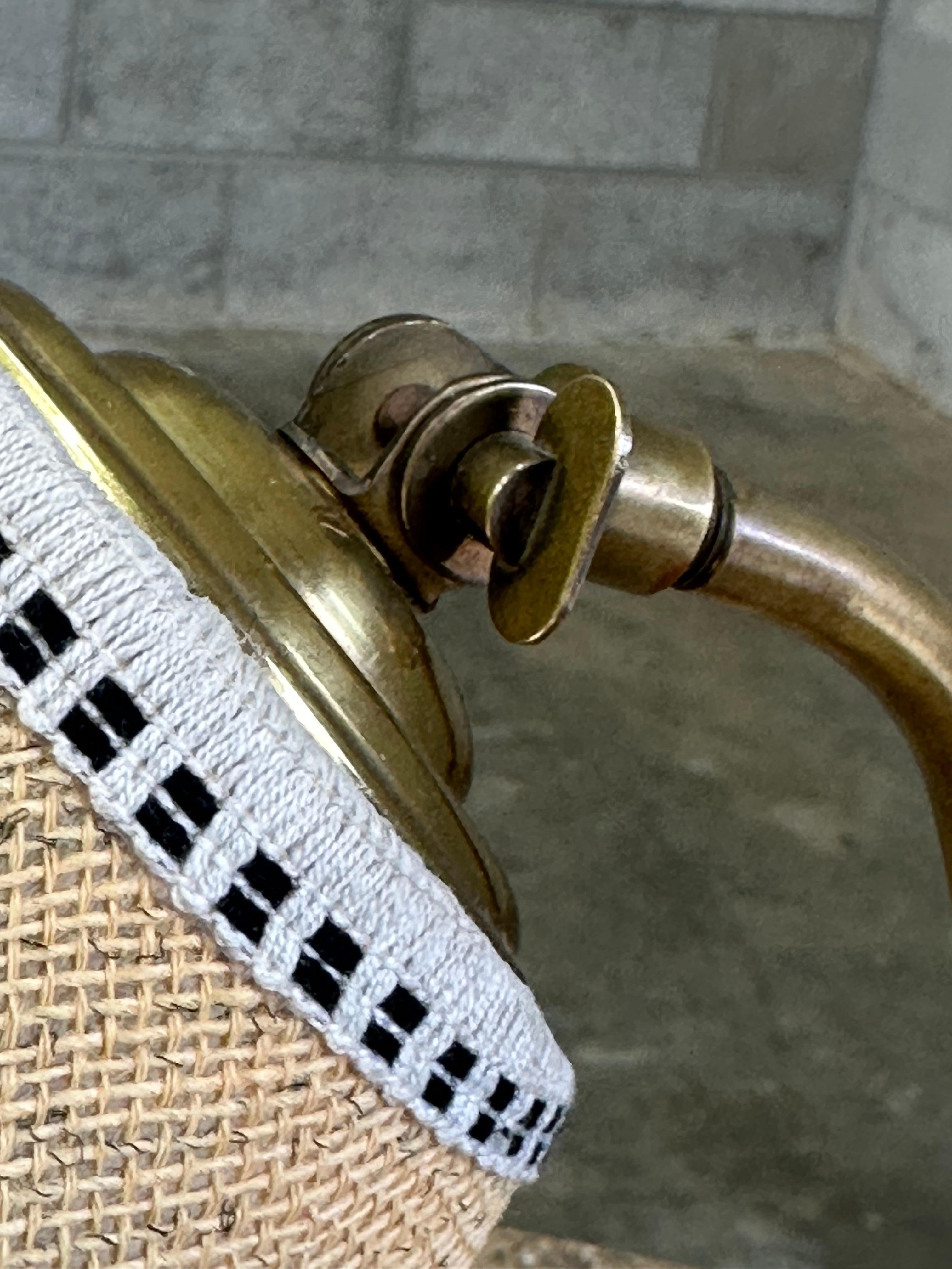 Brass Idman Table/ Wall Lamp by Mauri Almari For Sale