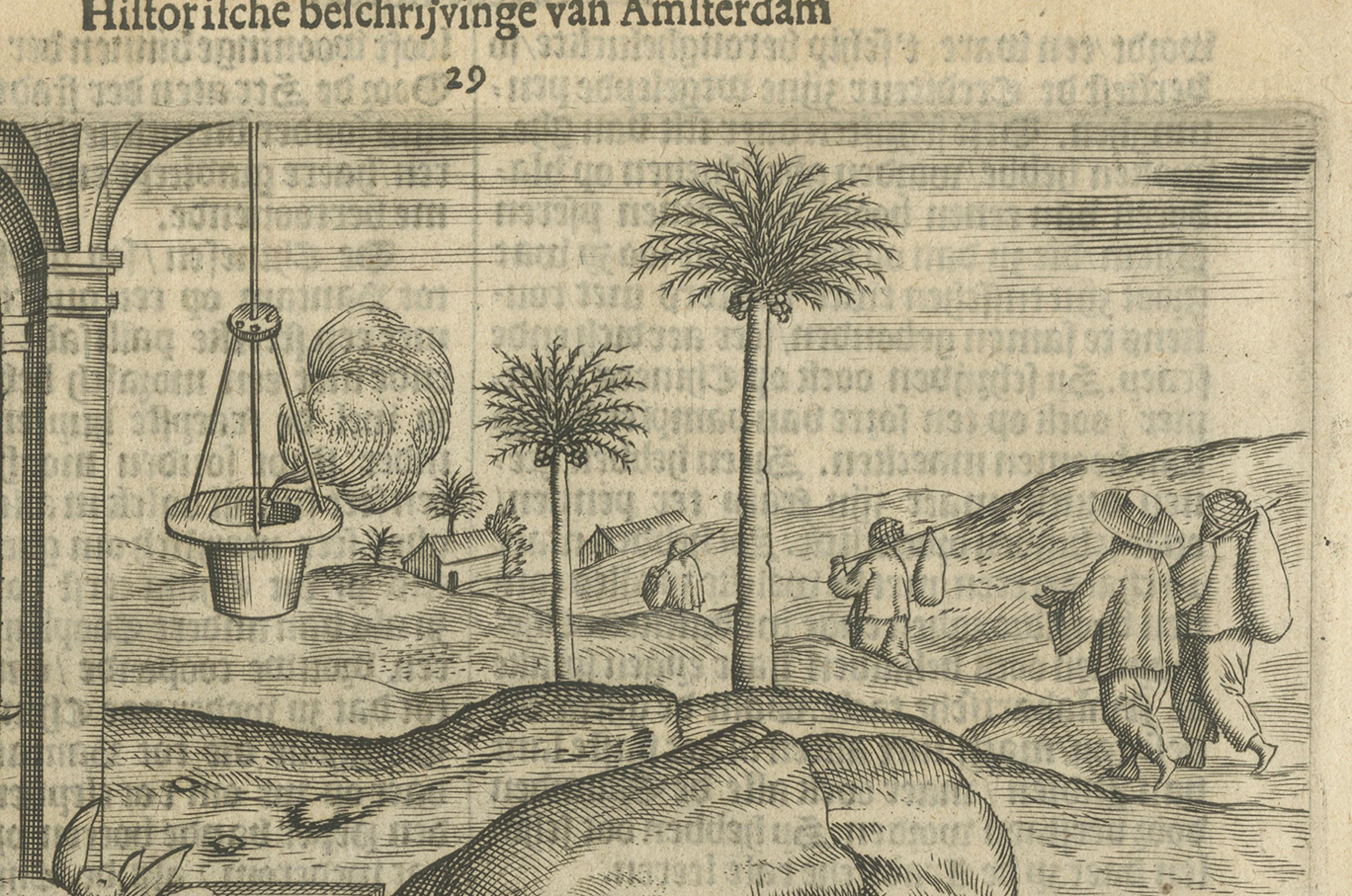 Götzenanbetung in Bantam, aus Pontanus' Geschichte von Amsterdam, 1611 (17. Jahrhundert) im Angebot