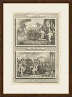 Idolatry of King Ahaz and Hezekiah Destroys the Idols, Mortier, circa 1700