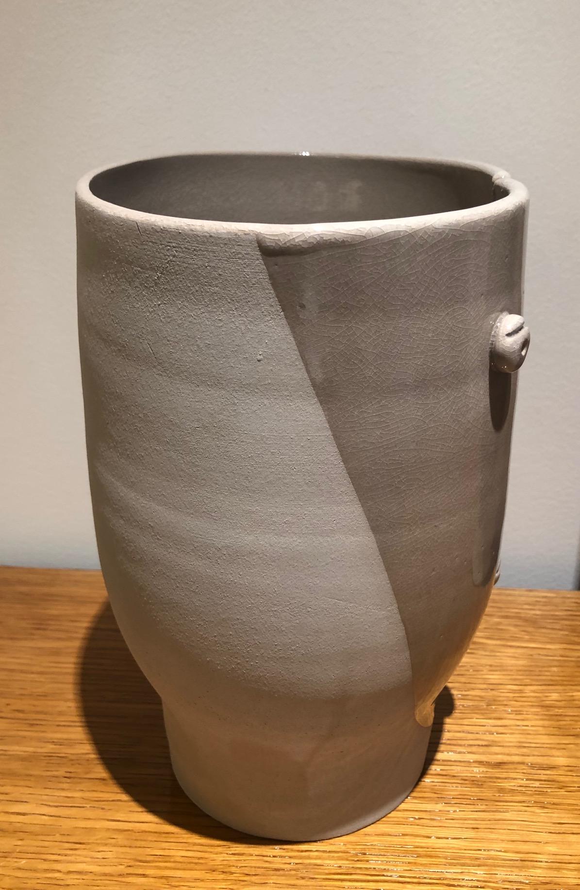 Idole Ceramic Vase Signed by Dalo 1