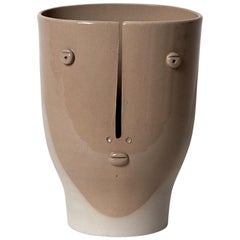 Idole Ceramic Vase Signed by Dalo
