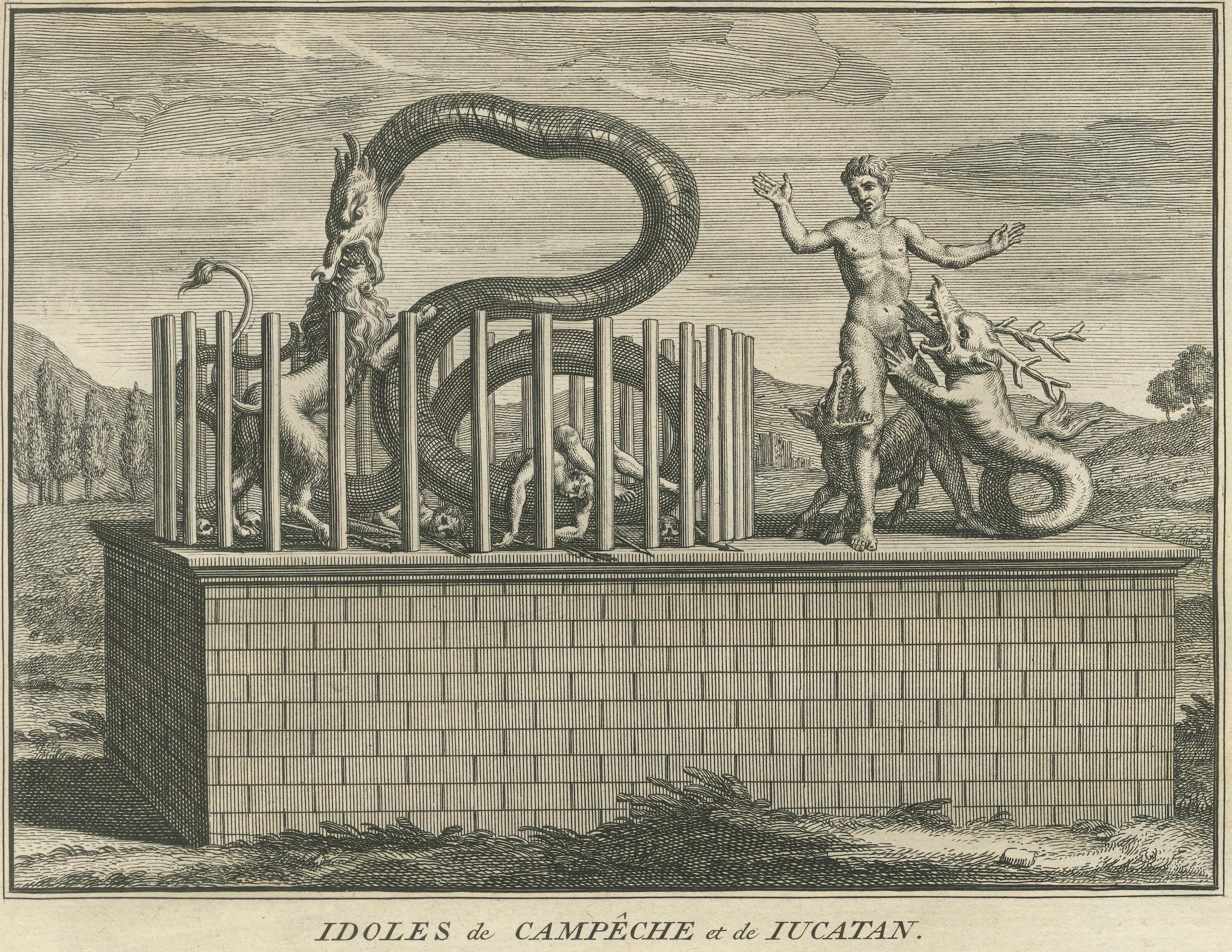 Les idoles de Campeche, Yucatán et Tabasco dans l'imaginaire des premiers colons, 1734 en vente 5