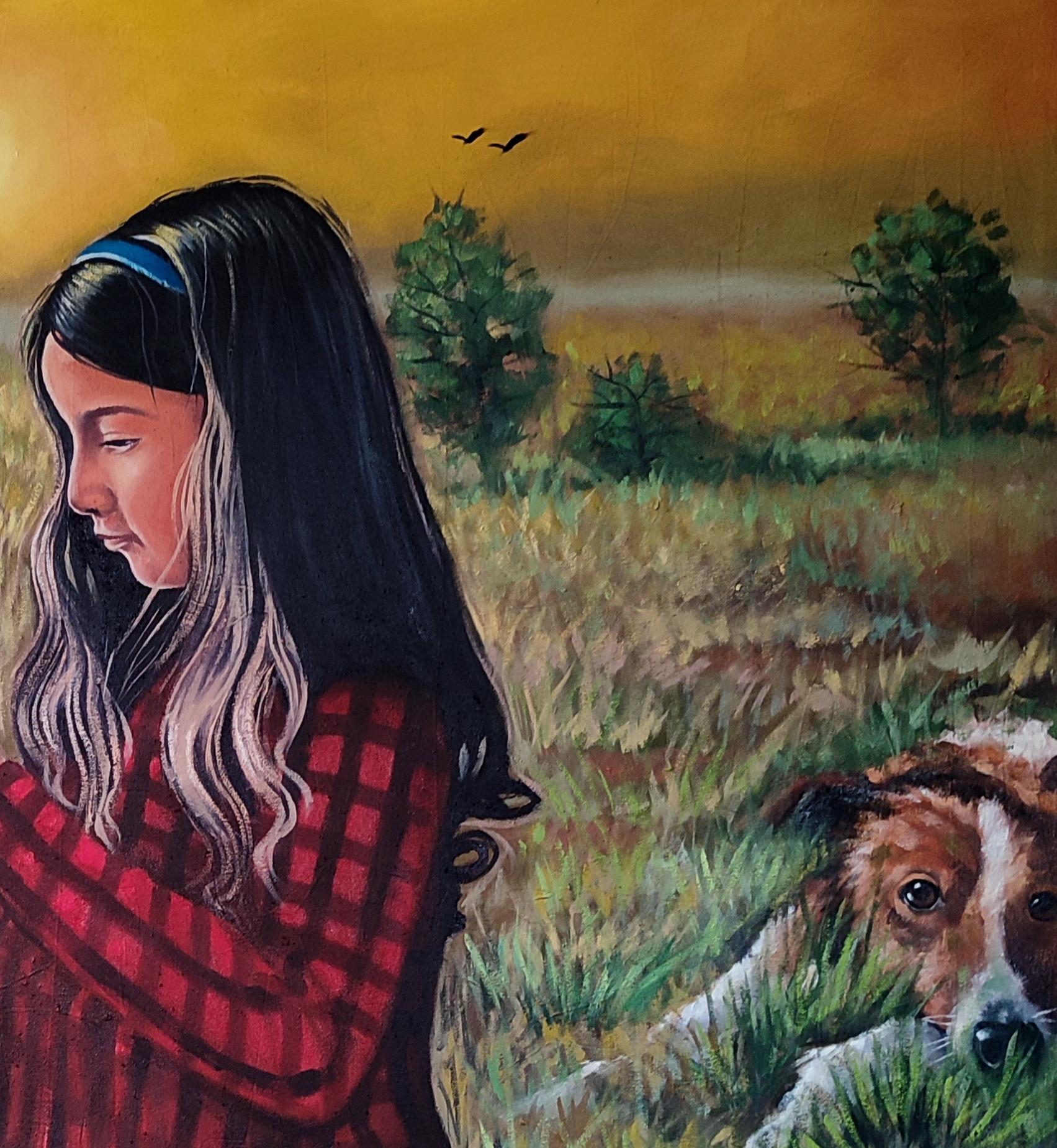 Conversazioni silenziose - Painting Espressionista di Idorenyin Umana