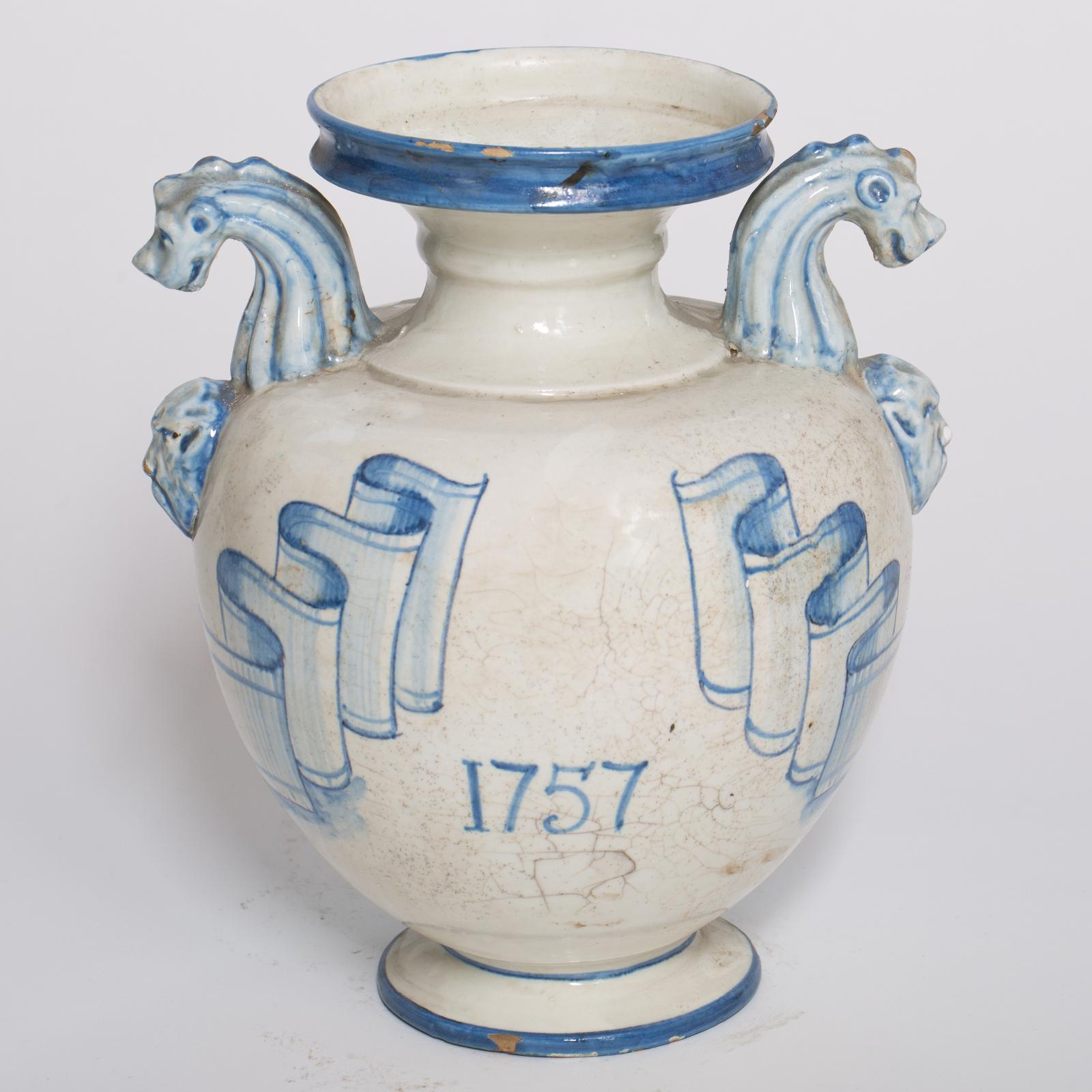 Modern Idria Savona Ceramic Jar by Manetti e Masini