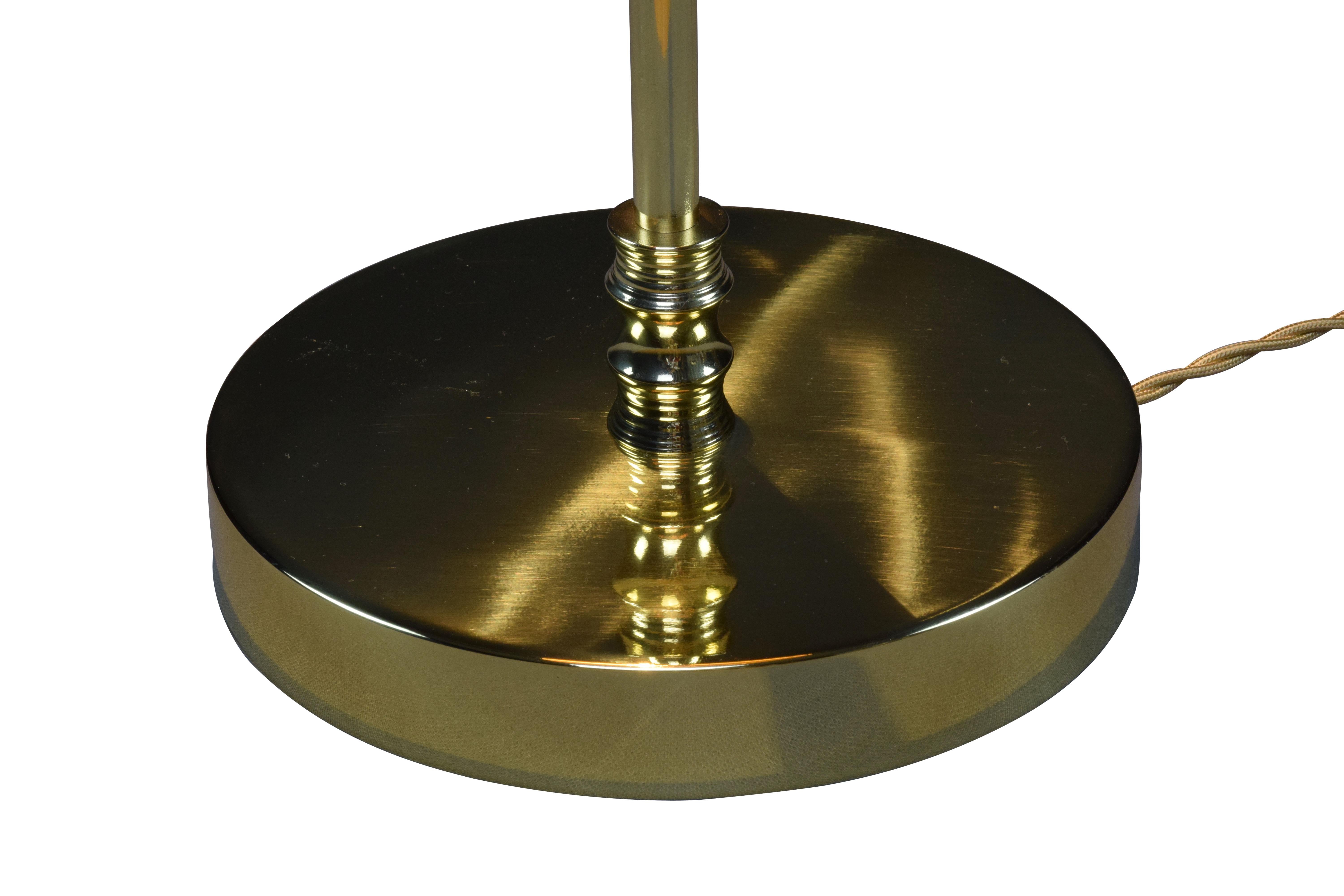 Contemporary IDRIA-T2 Brass Table Lamp, Flow 2 Collection For Sale