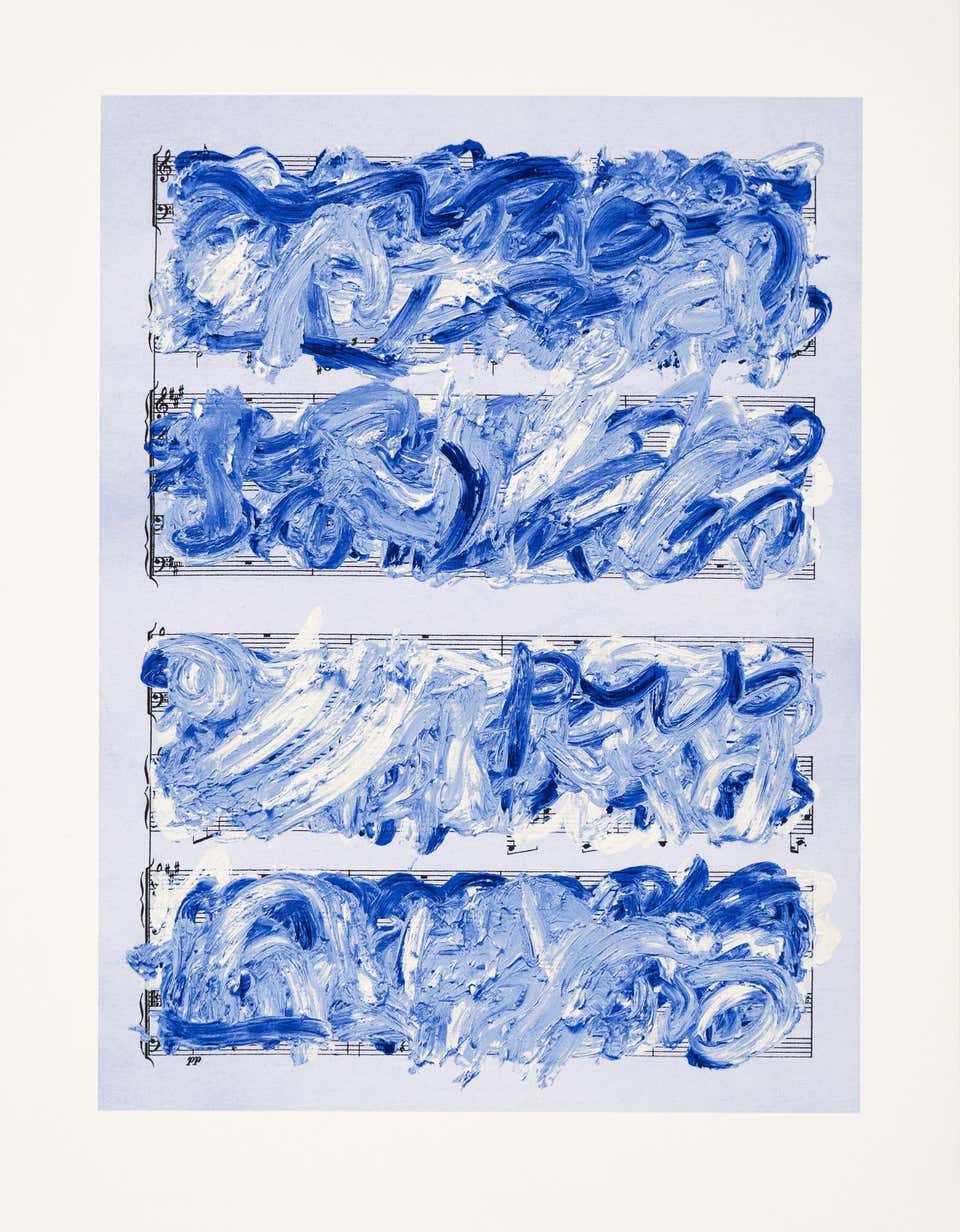 Four Bar Rhythm -- Print, Screen Print, Abstract Art by Idris Khan