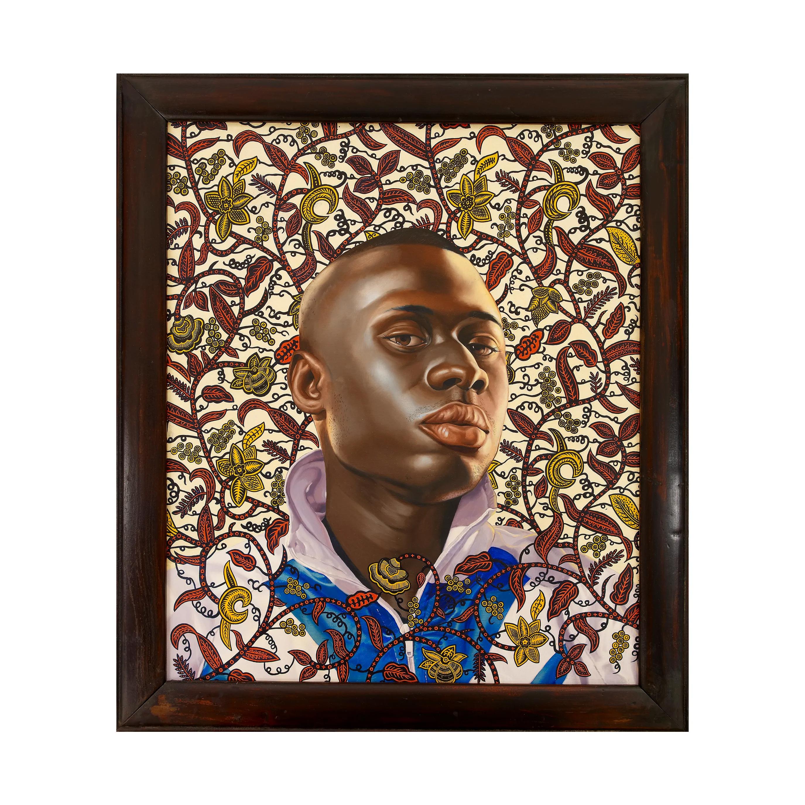 North American Idrissa Ndiaye Plate by Kehinde Wiley For Sale