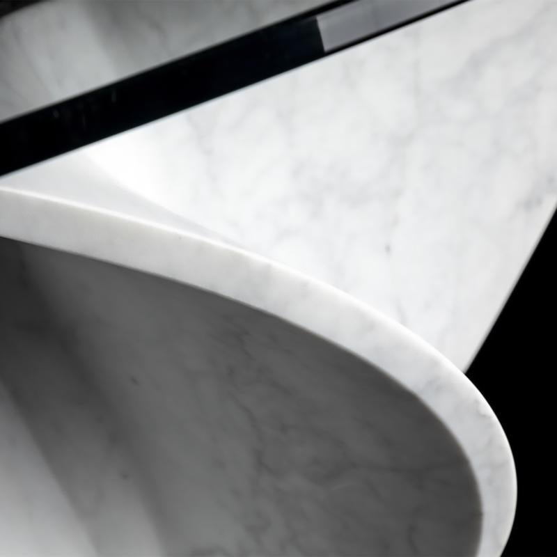 Idro Coffee Table in Marble and Glass by Damiano Spelta In New Condition For Sale In Milan, IT