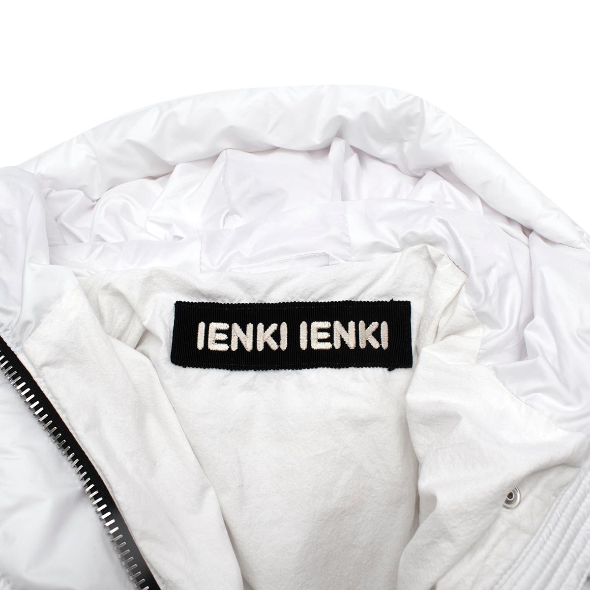 IENKI IENKI Belted Quilted Shell Down Jacket - US 8 In Excellent Condition For Sale In London, GB