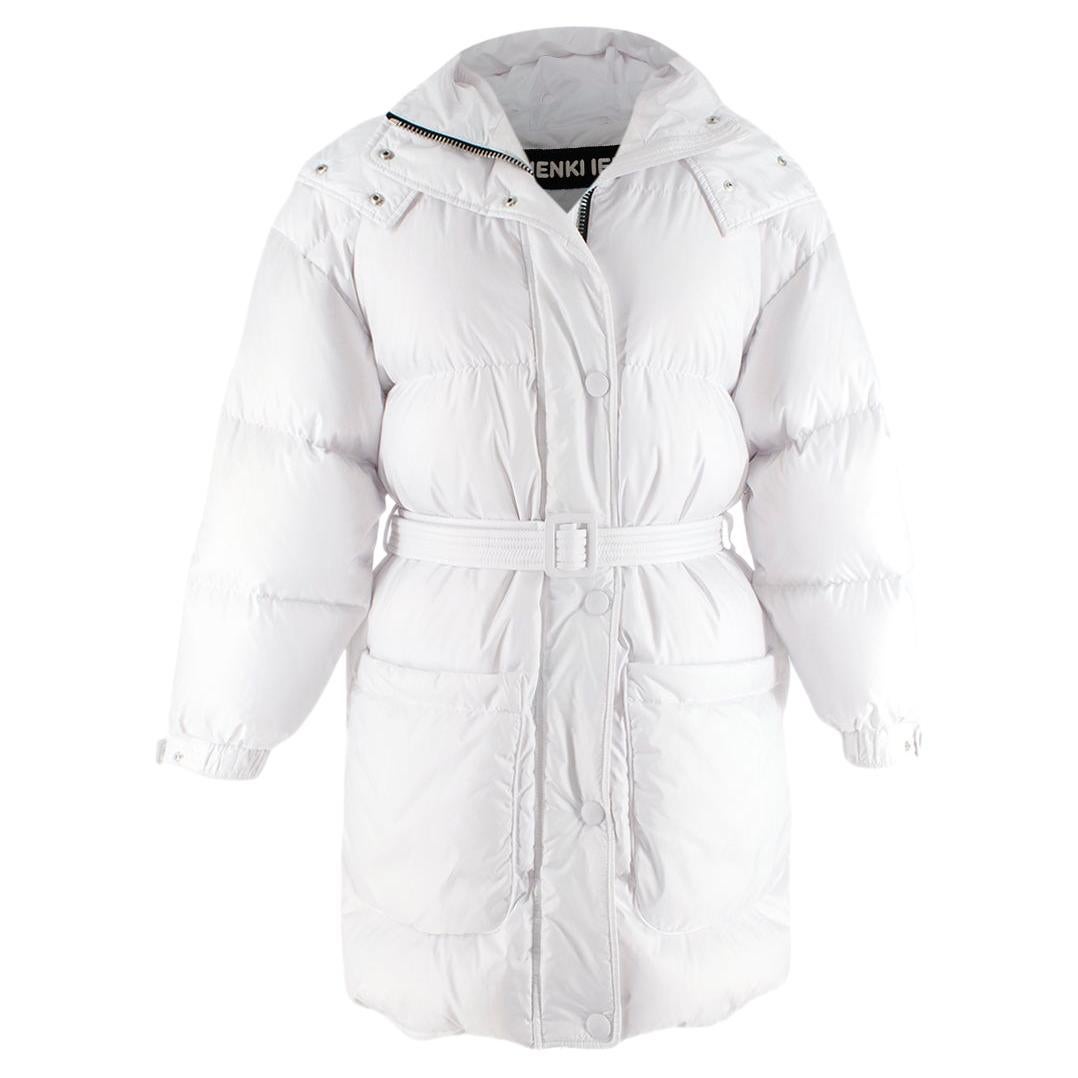 IENKI IENKI Belted Quilted Shell Down Jacket - US 8 For Sale