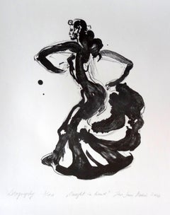 Caught in hand. Dancer. 2006. Paper, lithography, 72x54.5 cm