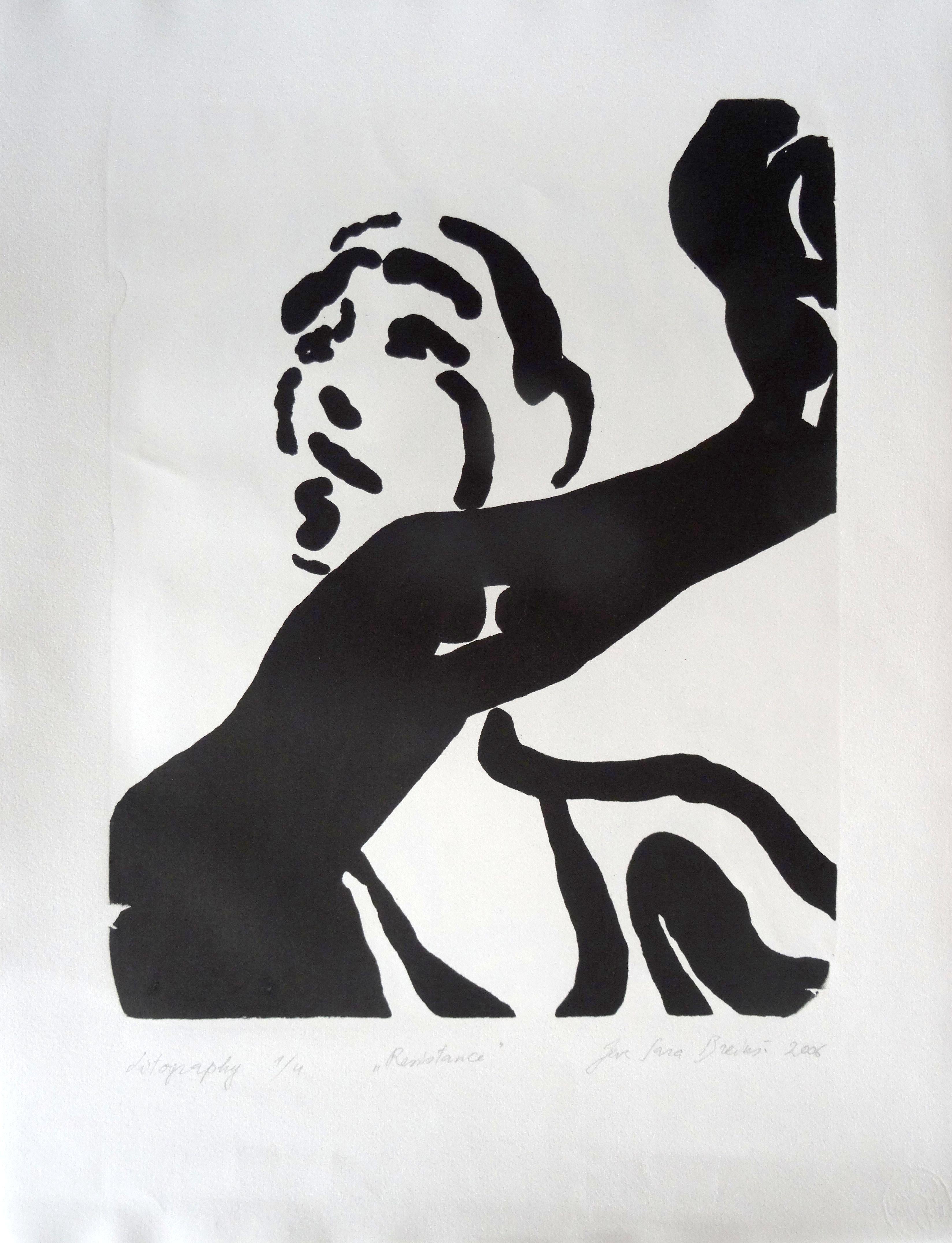 Resistance. 2006. Paper, lithography, 65x50 cm
