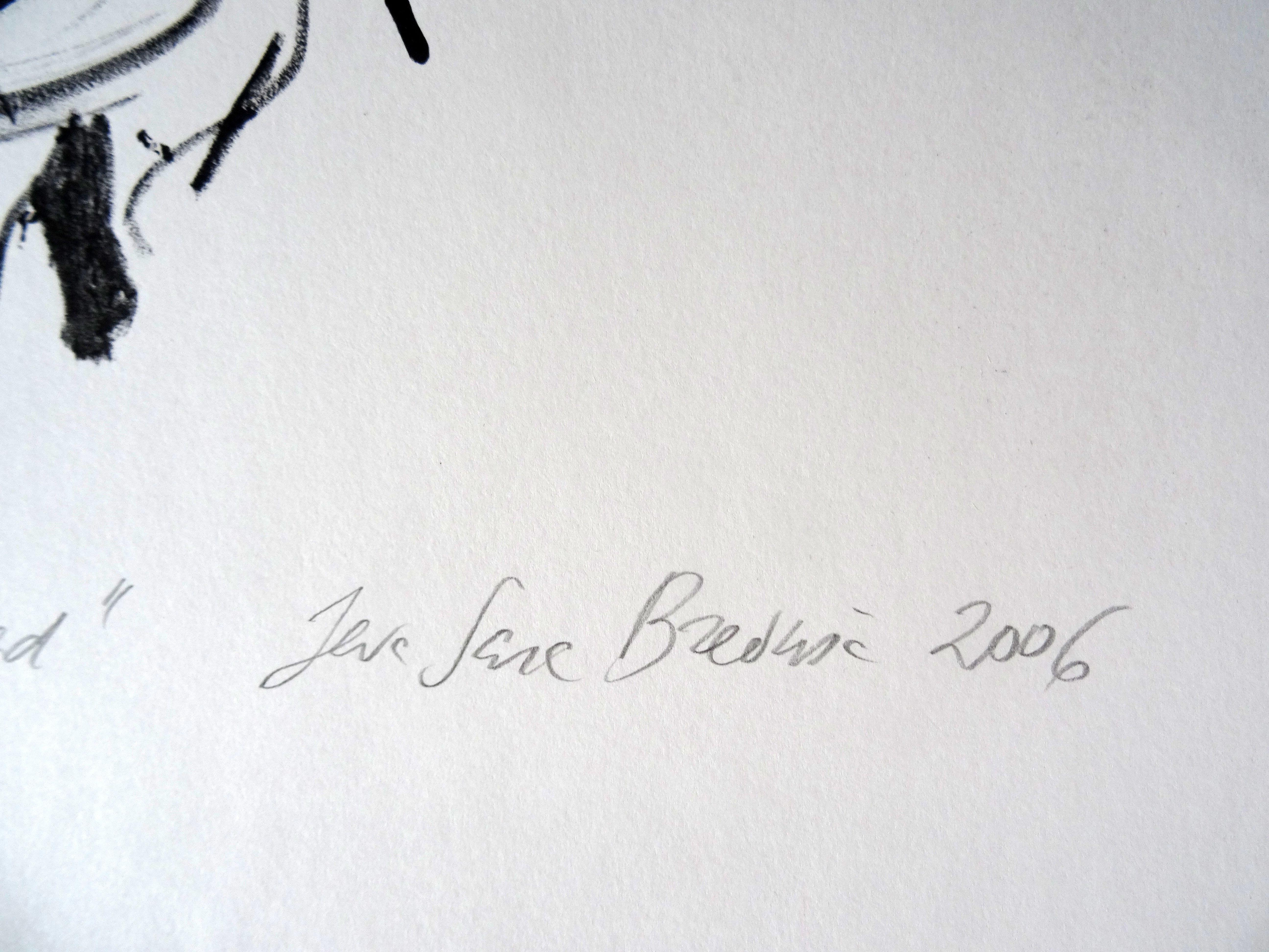 To reach. Flamenco dancer. 2006. 3/10. Paper, lithography, 72x54.5 cm - Print by Ieva Sara Breiksa