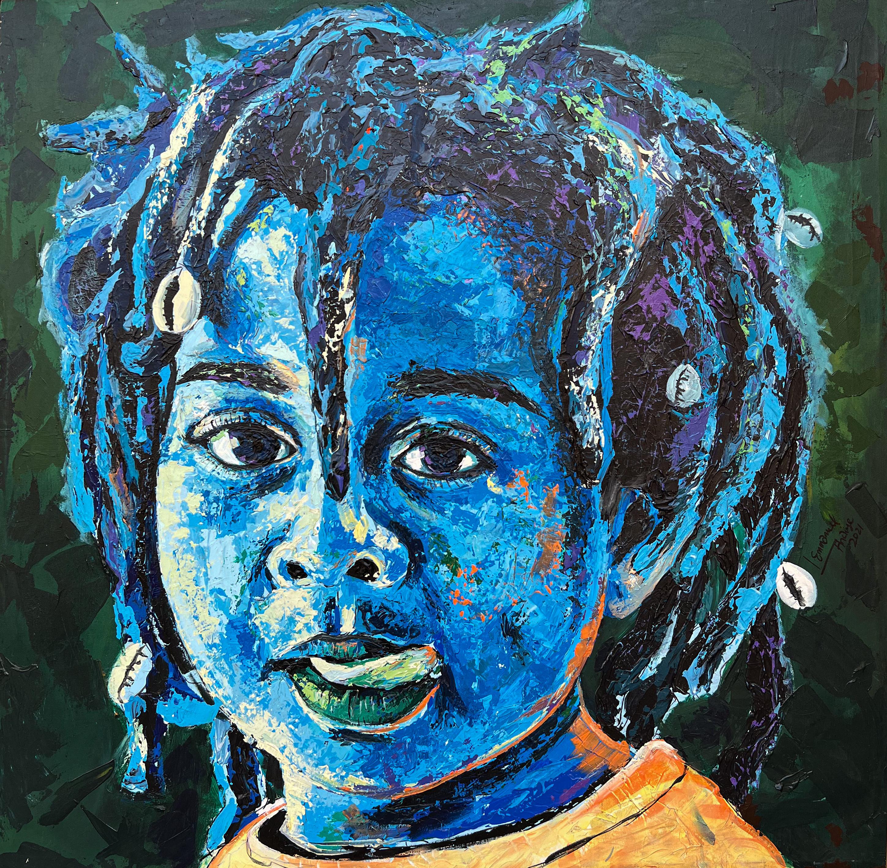 Ifebunmi Emmanuel Anaiye Figurative Painting - Hopeful