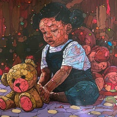 "Semilla de amor I" (2024) de Ifeoluwa Alade, Pintura acrílica original