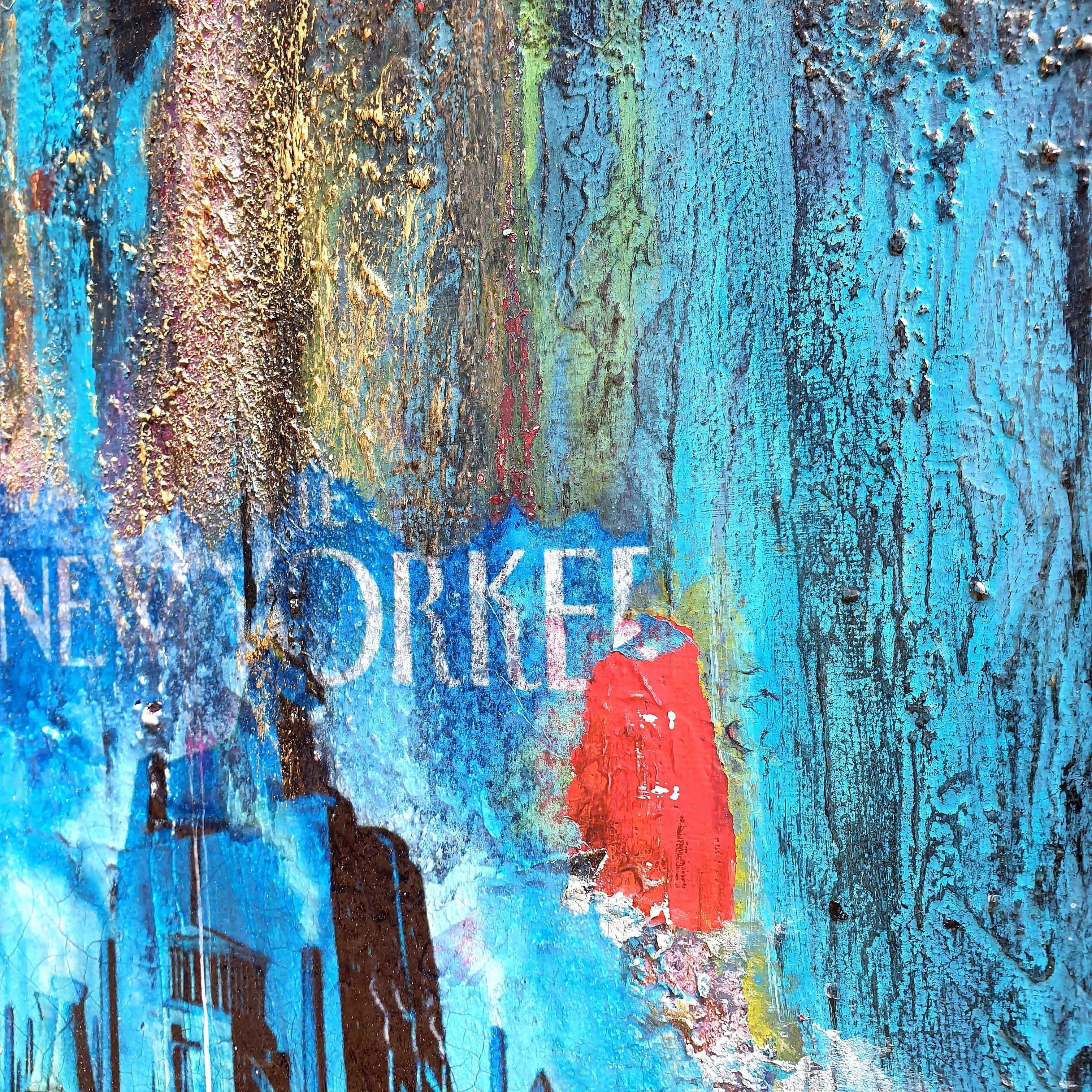 The New Yorker, Painting, Acrylic on Canvas For Sale 3