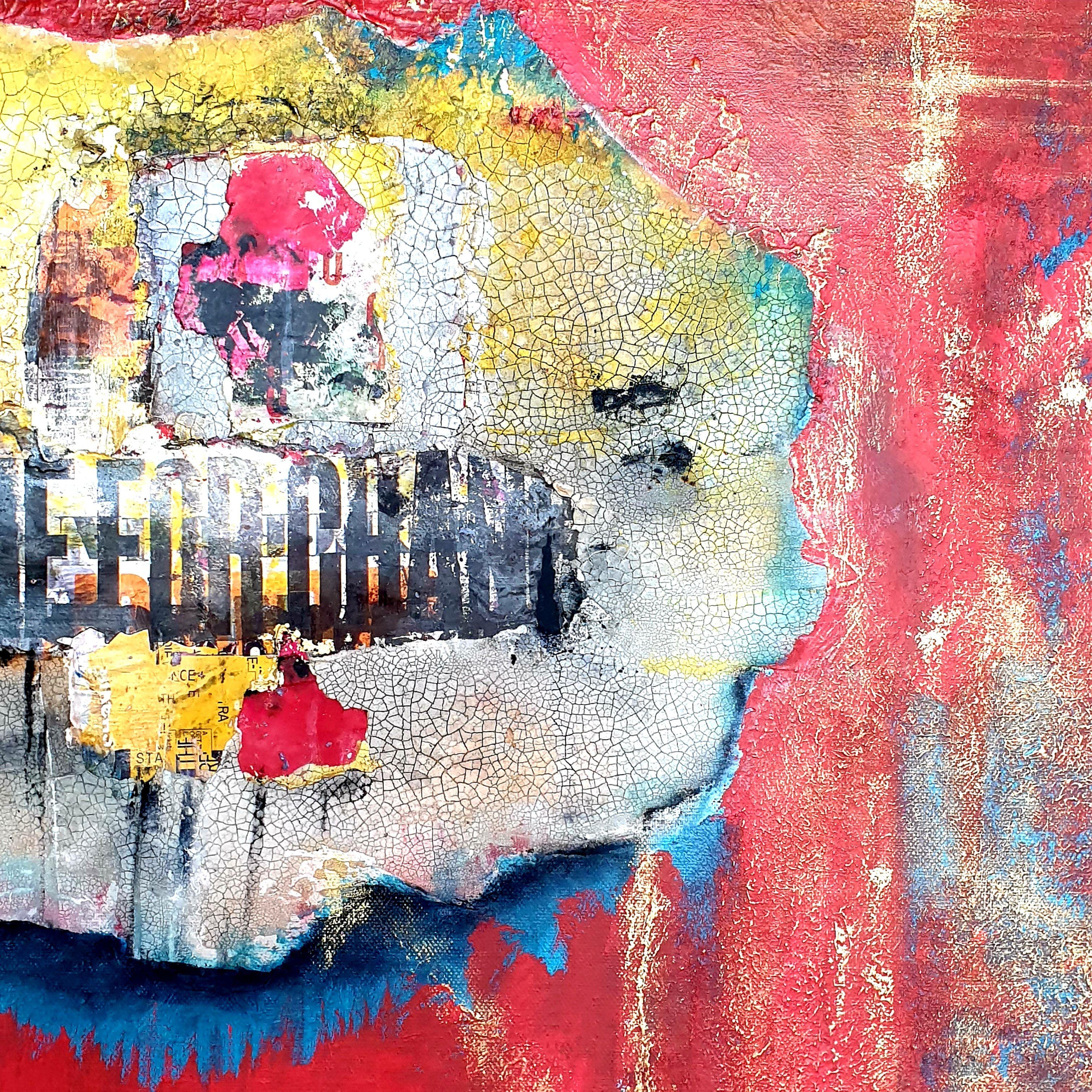 'Time for change' Large abstract acrylic painting, Painting, Acrylic on Canvas For Sale 2