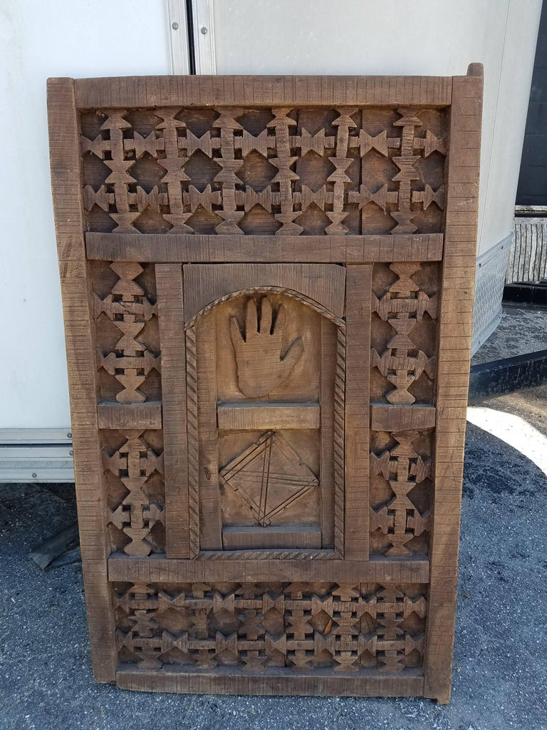 Ifni Brown Moroccan Door Shutter For Sale At 1stdibs