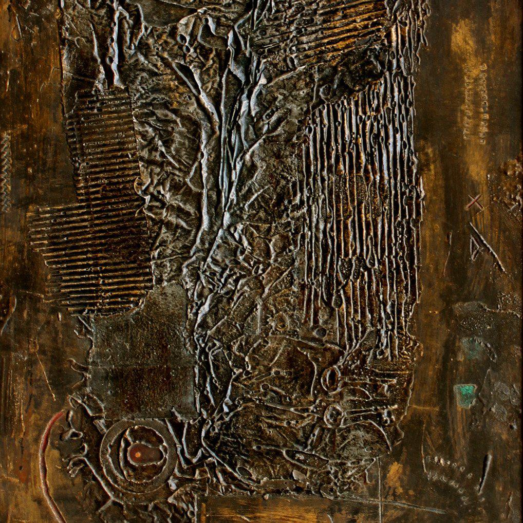 Composition by IGAEL TUMARKIN - Mixed media, large artwork, abstract art - Abstract Mixed Media Art by Igael Tumarkin