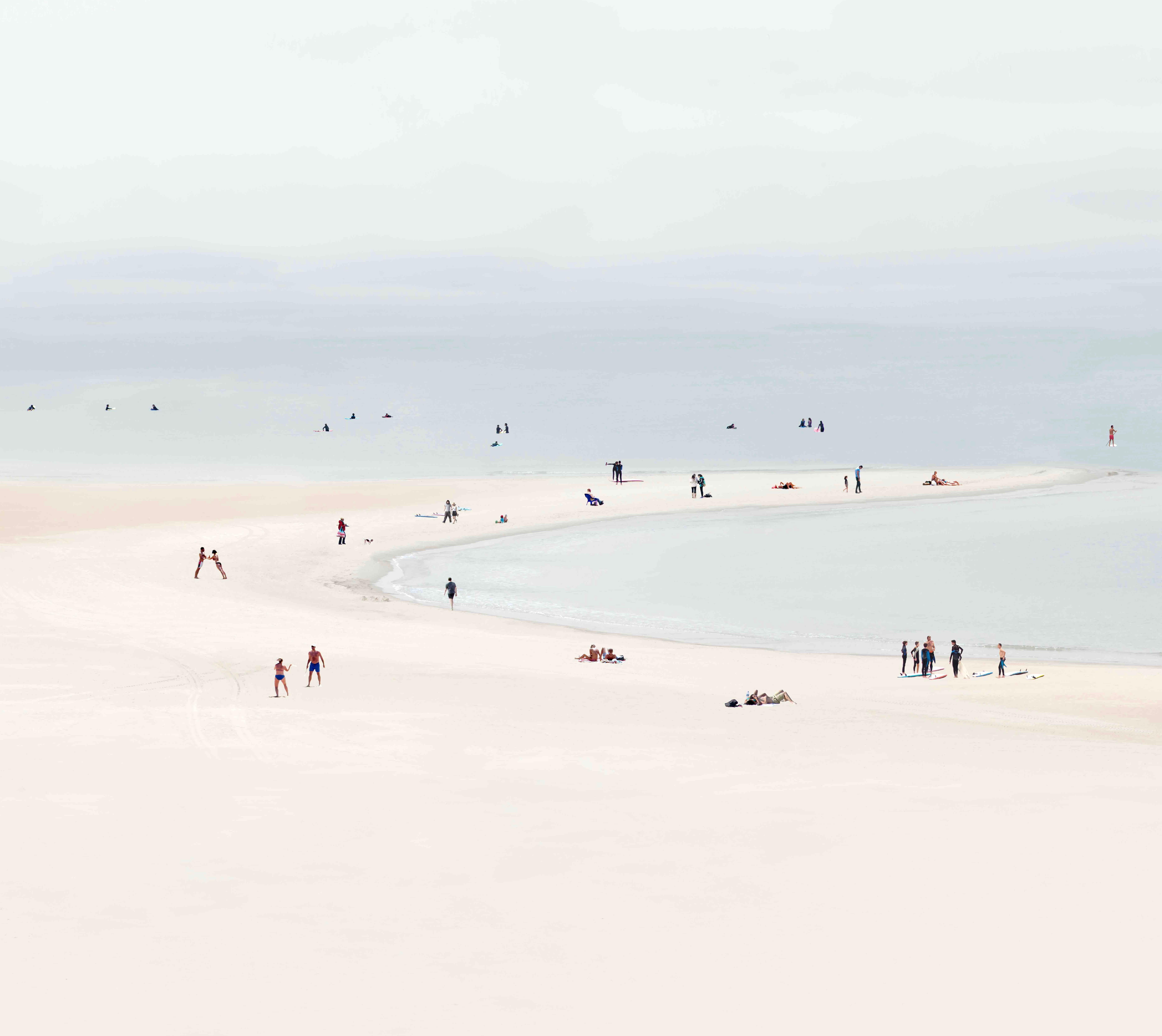 Beachscape 02 - Gray Color Photograph by Igal Pardo