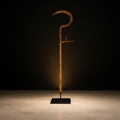 Igbo Iron Currency Knife — Sculptural Trade Form, Southeastern Nigeria, 1900