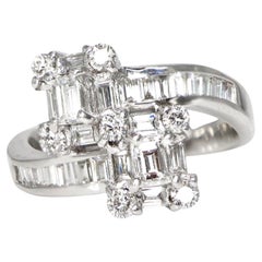 IGI 18K 1.13 Ct FG VS Natural Diamond Antique Art Deco Engagement Ring