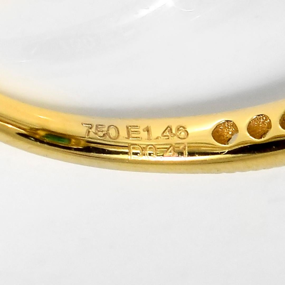 IGI 18K 1.46 Ct Zambia Emerald&Diamonds Art Deco Engagement Ring en vente 2