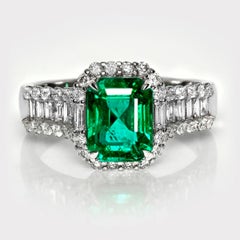 Anello di fidanzamento Art Deco IGI 18K 2.00 Ct naturale Greene & Greene Diamonds