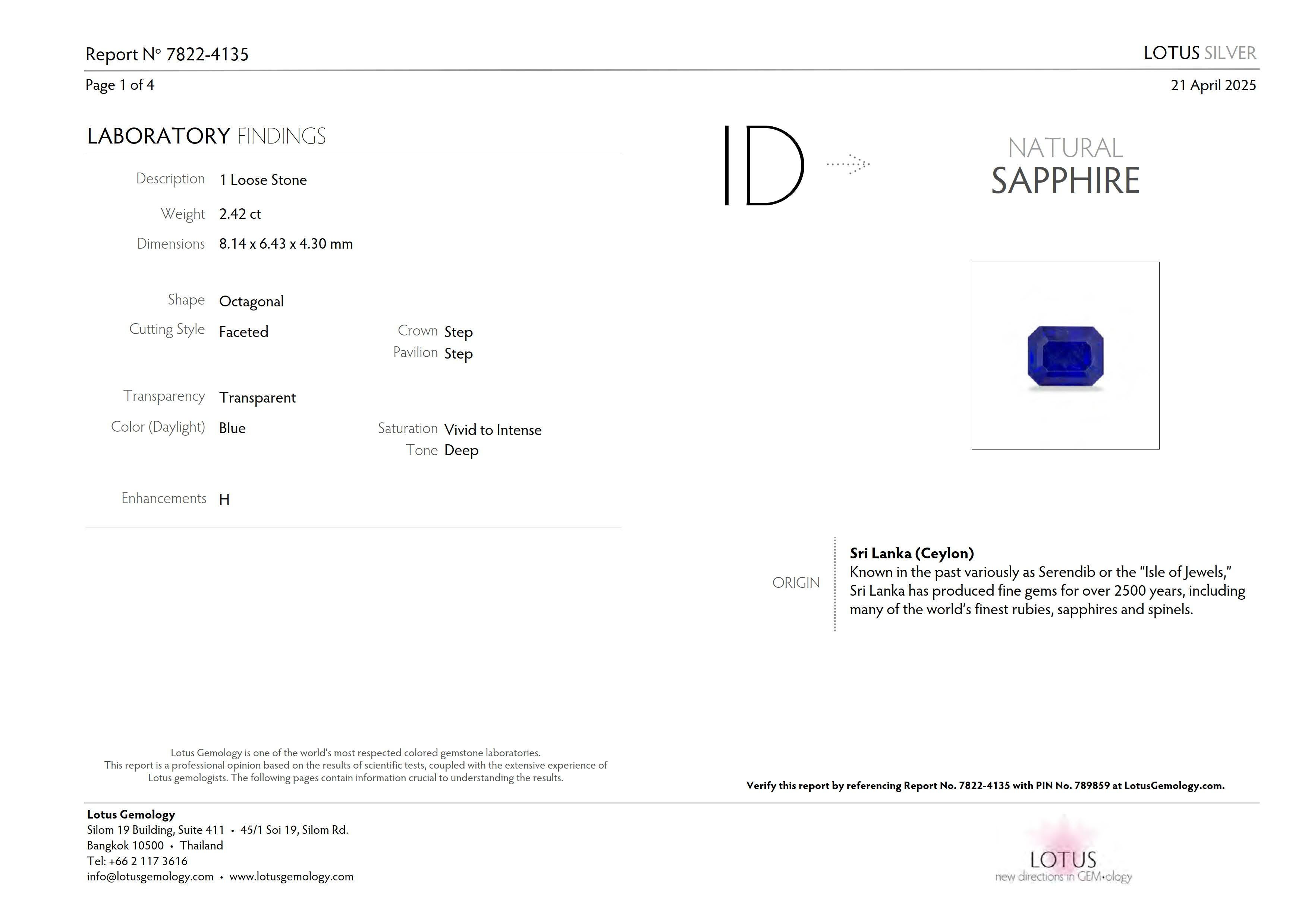 IGI 18K 2.42 Ct Naturel Sri Lanka Royal Blue Sapphire&Diamonds Bague de fiançailles en vente 3